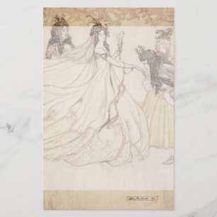 Vintage Fairy Tales, Cinderella by Arthur Rackham Stationery