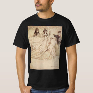 Vintage Fairy Tales, Cinderella by Arthur Rackham T-Shirt