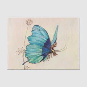 Vintage Fairytale Butterfly Fairy Decoupage Tissue Paper