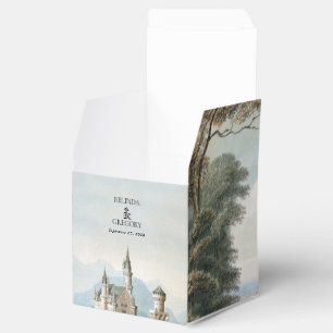 Vintage Fairytale Castle Rustic Forest Wedding Favour Box