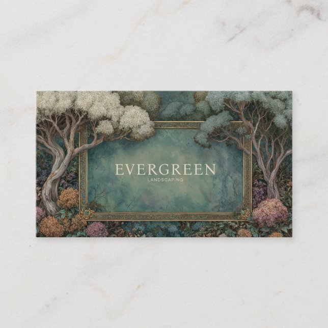Vintage Fairytale Ornate Frame Business Card (Front)