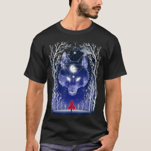 Vintage Fairytales Bad Wolf and Little Red Riding T-Shirt
