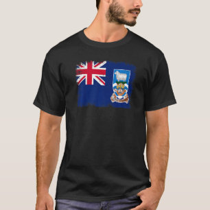 Vintage Falkland Islands Malvinas Flag Falkland Is T-Shirt