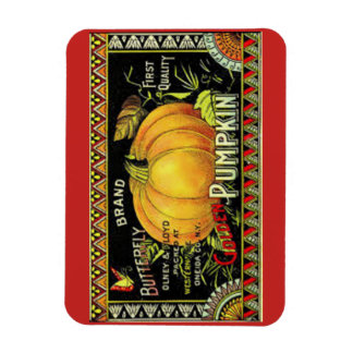 Vintage Fall Pumpkin Magnet