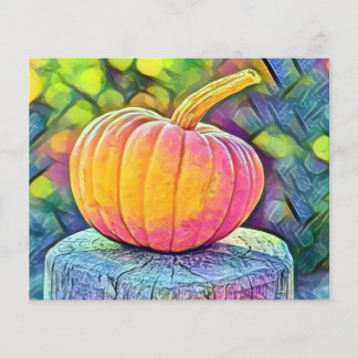 Vintage Fall pumpkins fall colours watercolor 