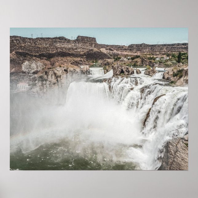 Vintage Falls // Grainy Dull Tone Beauty Poster (Front)