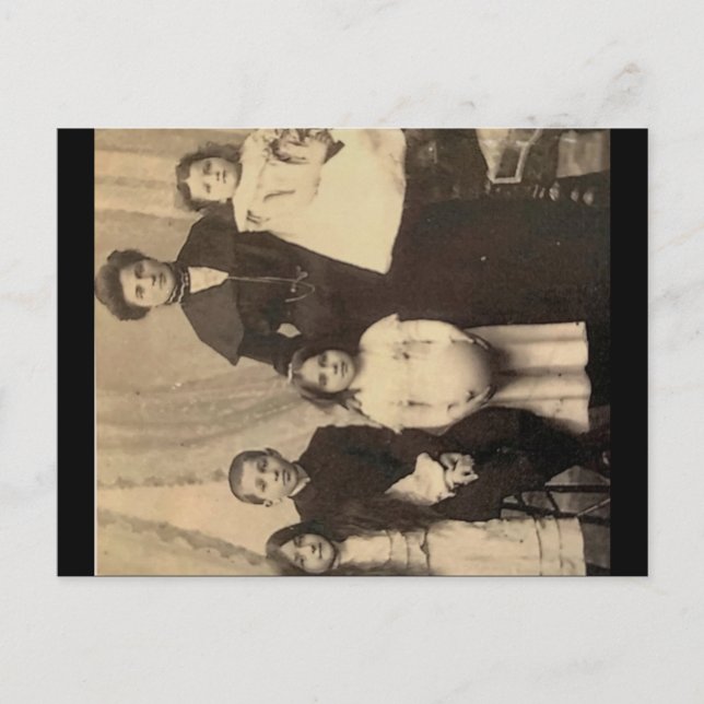Vintage Family Postcard (Front)
