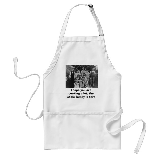 Vintage family reunion apron (Front)