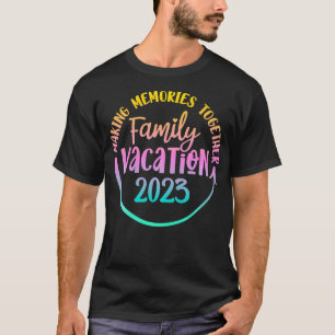 Vintage Family Trip Summer Vacation Beach 2023 1 T-Shirt