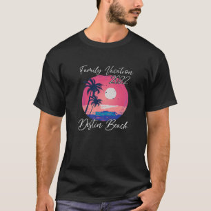 Vintage Family Vacation 2022 Florida Destin Beach T-Shirt