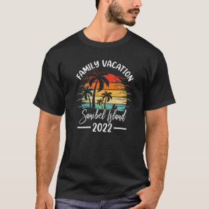 Vintage Family Vacation 2022 Florida Sanibel Islan T-Shirt