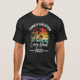 Vintage Family Vacation 2022 New York Coney Island T-Shirt