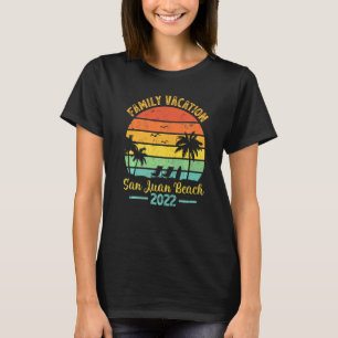 Vintage Family Vacation 2022 Puerto Rico San Juan T-Shirt