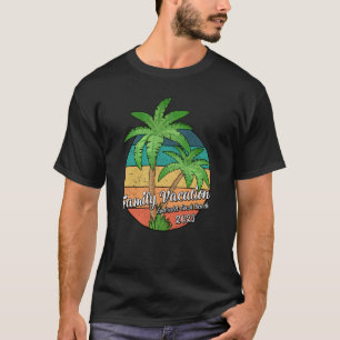 Vintage Family Vacation 2023 Florida Emerald Coast T-Shirt