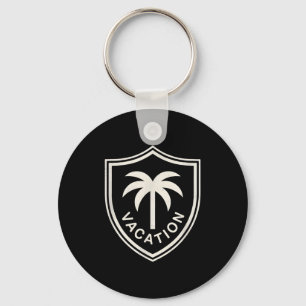Vintage family vacation beaching vacation trip key ring