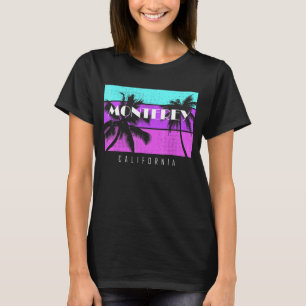 Vintage Family Vacation California Monterey Beach T-Shirt