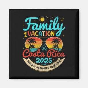 Vintage Family Vacation Costa Rica 2025 Costa Rica Magnet