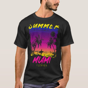 Vintage Family Vacation Florida Summer Miami Beach T-Shirt