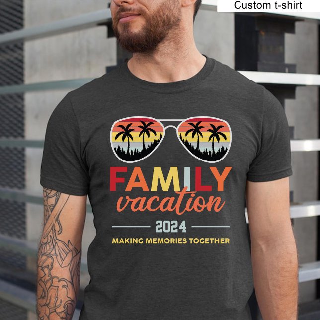 Vintage Family Vacation Making Memories Together T-Shirt (Family Vacation Making Memories Together T-Shirt)