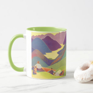 Vintage Family Vacation, Picnic in the Mountains Mug