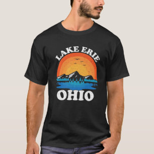 Vintage Family Vacation Retro Ohio Lake Erie T-Shirt