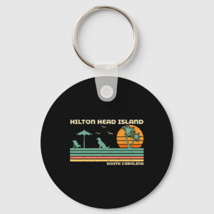 Vintage Family Vacation South Carolina Hilton Head Key Ring