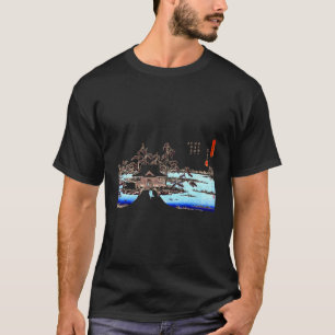 Vintage Famous Japanese Art Snow Benzaiten Shrine T-Shirt