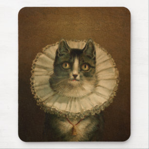 Vintage Fancy Cat Mousepad