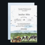 Vintage Farm  50th Birthday Tractor Party   Invitation<br><div class="desc">Celebrate the 50th birthday of your loved one in style and nostalgia with the Vintage Farm 50th Birthday Tractor Party Invitation. Set the stage for an unforgettable event filled with laughter, joy, and heartfelt memories that will be treasured for years to come, a charming and nostalgic invitation that captures the...</div>