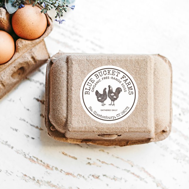 Vintage Farm Fresh Eggs Carton Label (Creator Uploaded)