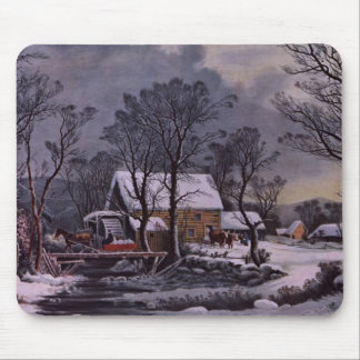 Vintage Farm House Mouse Mat