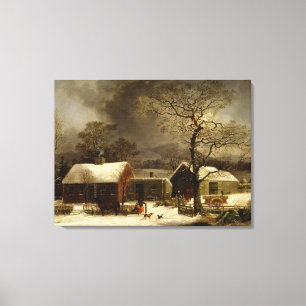 Vintage Farm Life  Canvas Print