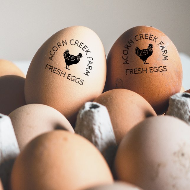 Vintage Farm Name | Fresh Egg Stamp (Creator Uploaded)