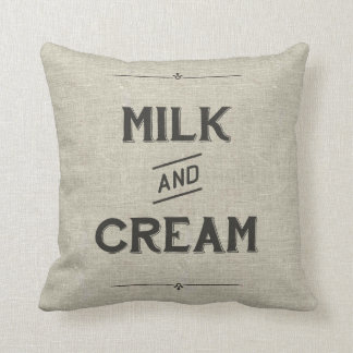 Vintage Farm Pillow - Milk & Cream
