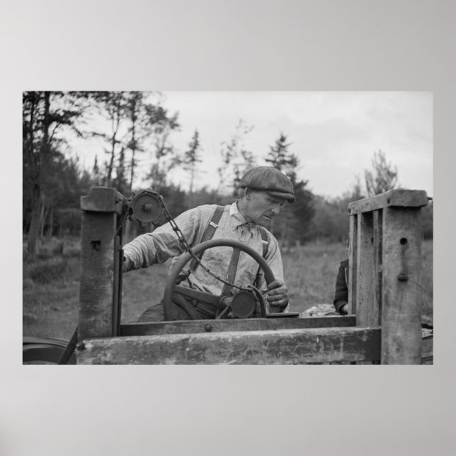 Vintage Farm Security Administration Print (Front)