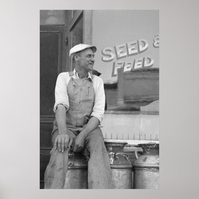 Vintage Farm Security Administration Print (Front)