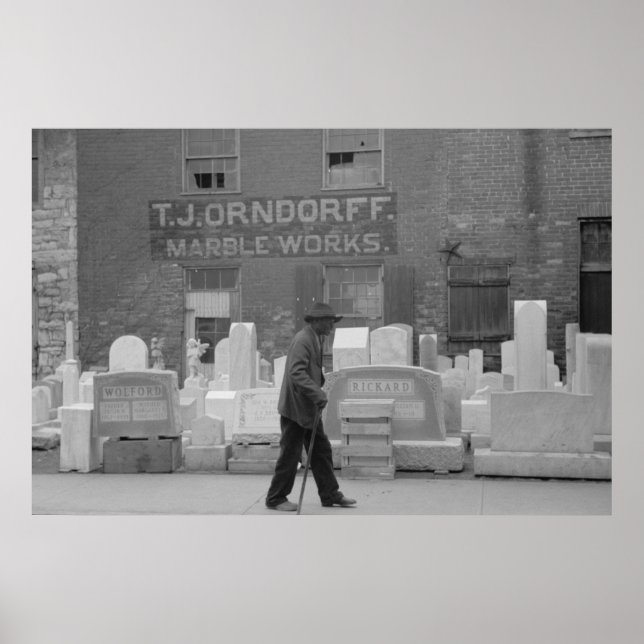 Vintage Farm Security Administration Print (Front)