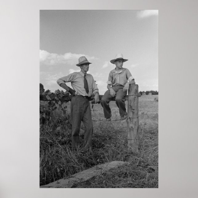 Vintage Farm Security Administration Print (Front)