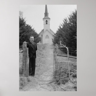 Vintage Farm Security Administration Print