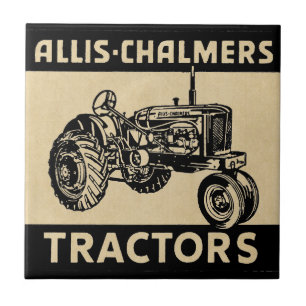 Vintage Farm Tractor Tile