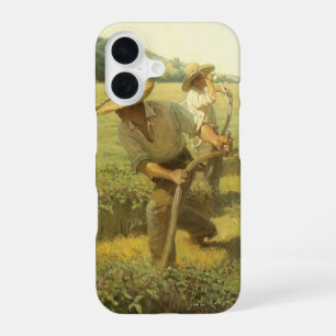 Vintage Farmers, Back to the Farm by NC Wyeth iPhone 16 Case