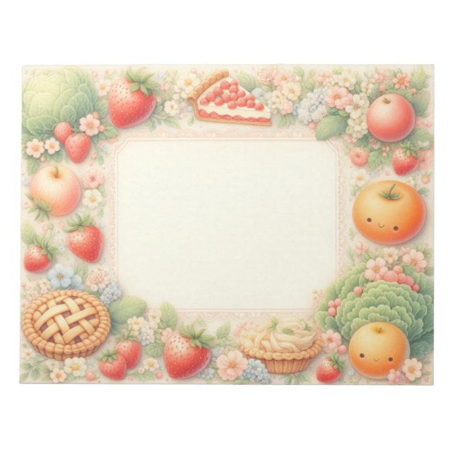 Vintage Farmers Market Notepad (Front)