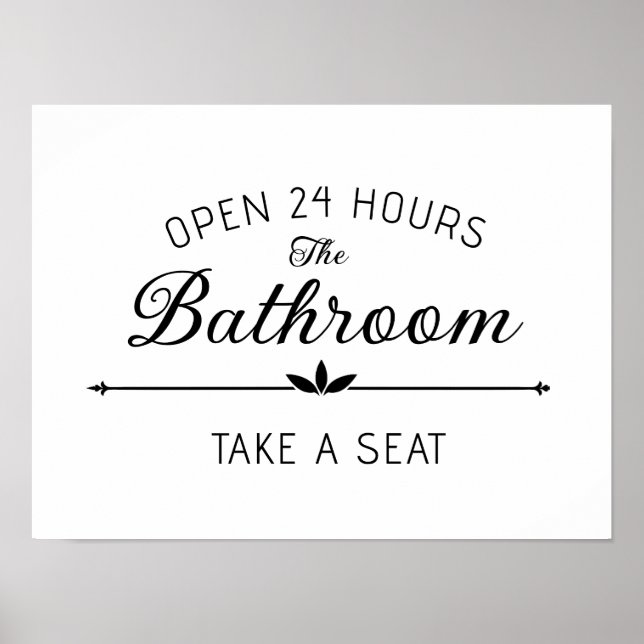 Vintage Farmhouse Bathroom Printable Decor  (Front)