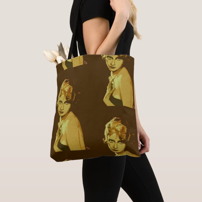 Vintage Fashion All Over Print Tote Bag (Close Up)