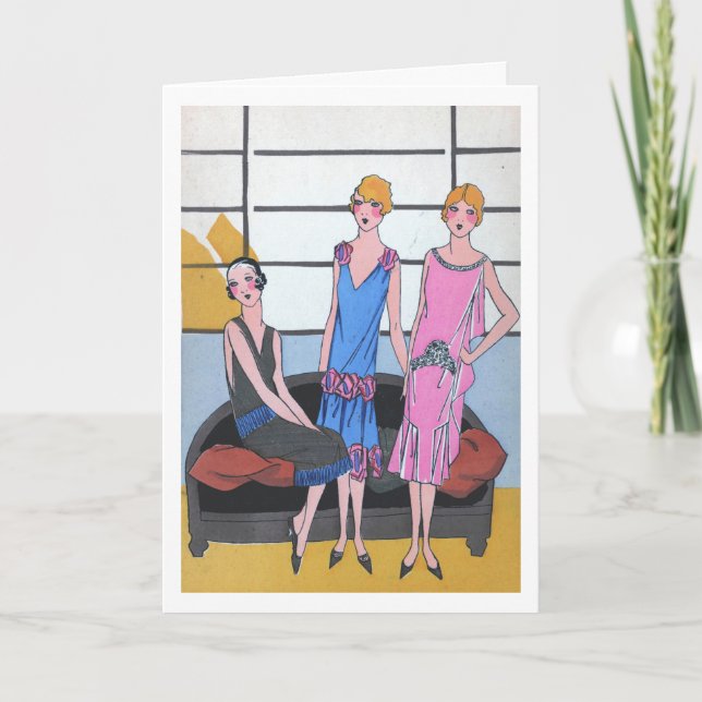 Vintage Fashion  Card (Front)