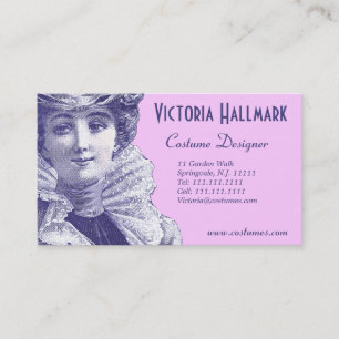 Vintage Fashion Card for Designer, Clothing Store