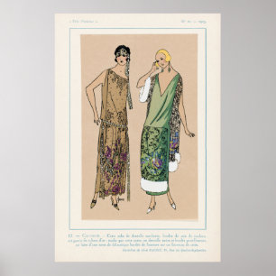 Vintage Fashion Illustration Poster