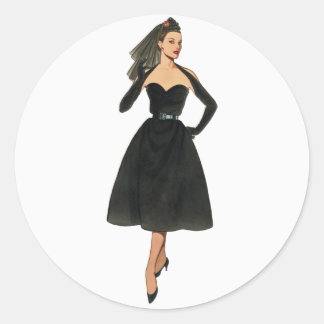 Vintage Fashion Image Stickers