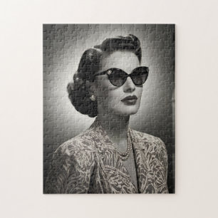 Vintage Fashion Photo Puzzle - Retro Style Jigsaw
