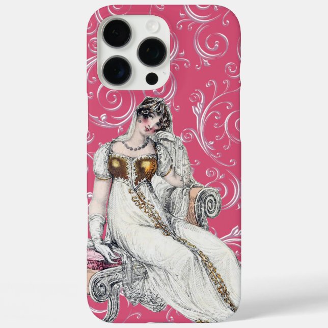 Vintage Fashion Plate Case-Mate iPhone Case (Back)
